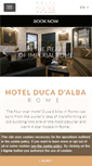 Mobile Screenshot of hotelducadalba.com